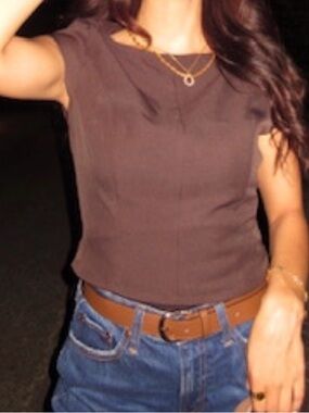 Classic Brown Women's Top by